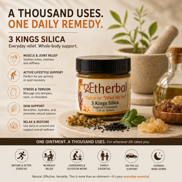 3 Kings Silica – Your All-Purpose Botanical Topical