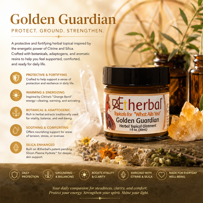 Golden Guardian – Citrine Gemstone Topical