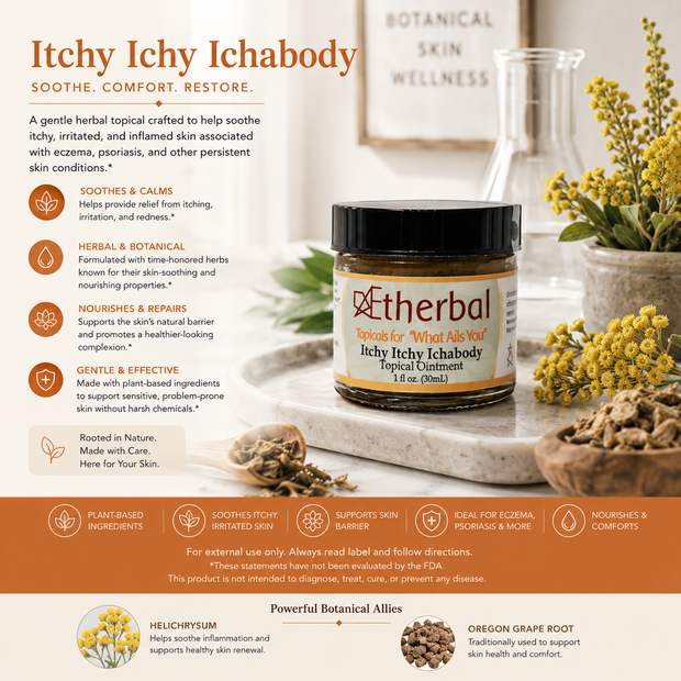 Itchy Ichabody – Botanical Care for Itchy, Dry & Sensitive Skin