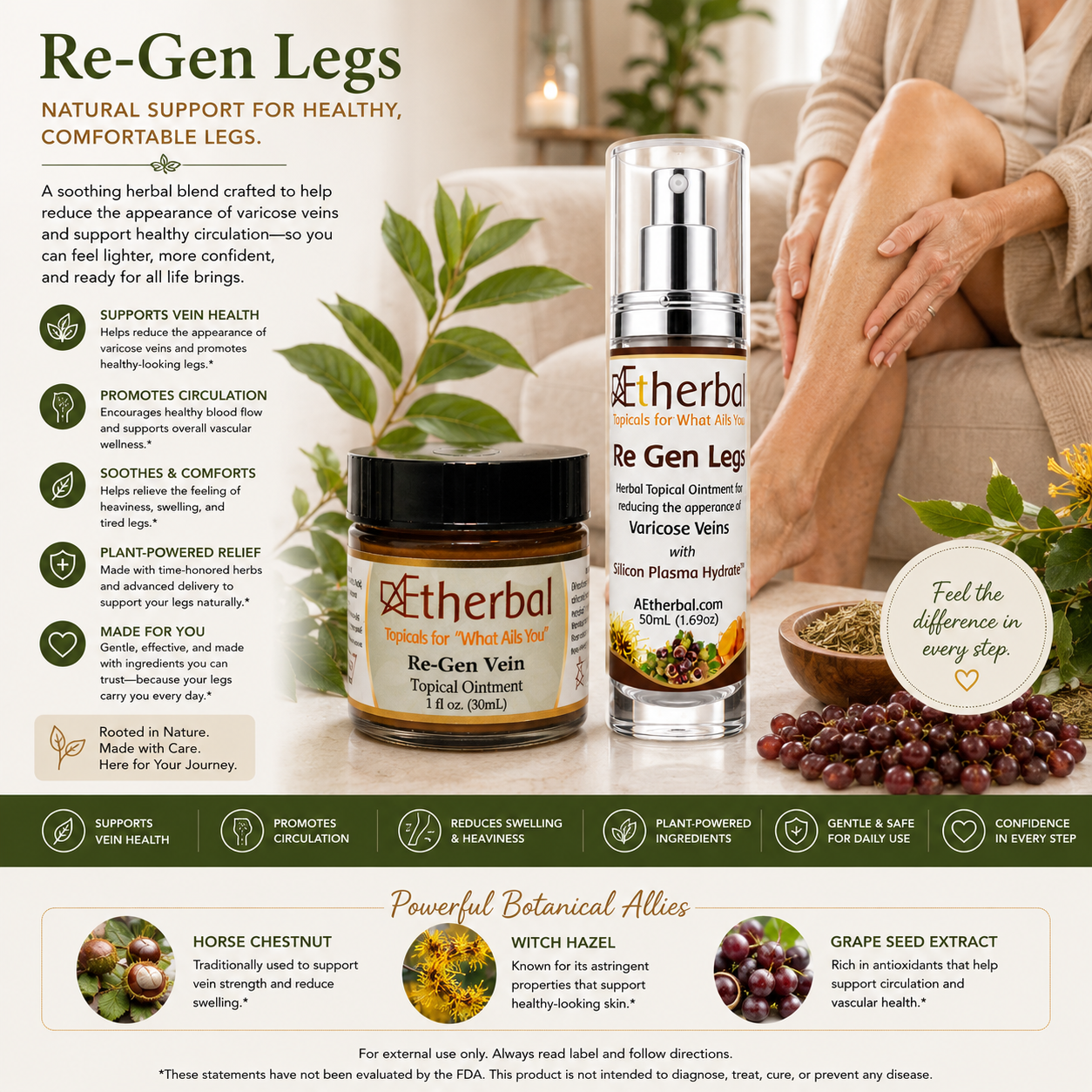 Re-Gen Legs - Regenerate the Appearance of your Legs